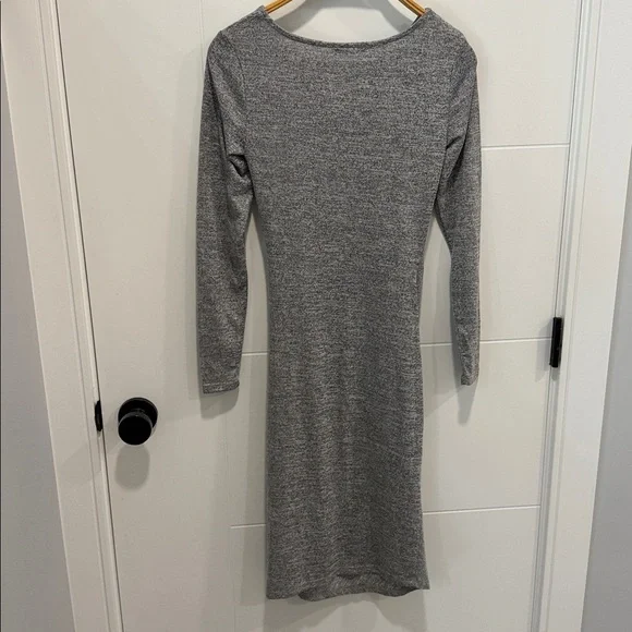 Dex Heather Gray Long Sleeve Dress size XS - Picture 5 of 7